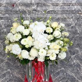  Giỏ Hoa Màu Trắng – Thanh Khiết Và Tinh Tế