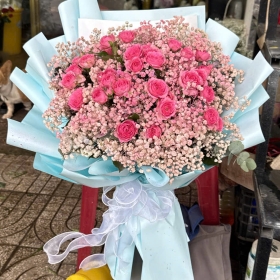 Hoa bó đẹp 20/10 Vĩnh Cửu