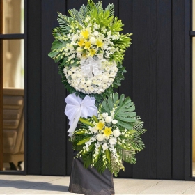 Hoa chia buồn mẫu 002