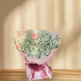 Bó hoa bông bi size lớn