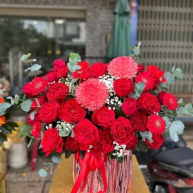 Giỏ hoa hồng - số 4