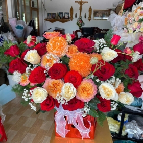 Giỏ hoa hồng - số 9