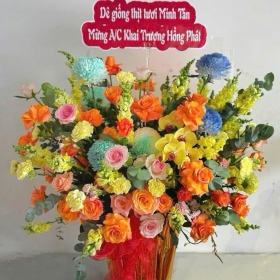 Giỏ hoa hồng - số 12