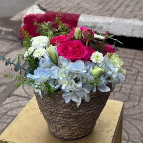Mẫu hoa giỏ 001