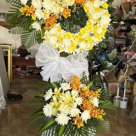 Hoa chia buồn mẫu 014