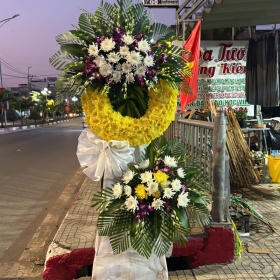 Hoa chia buồn mẫu 020