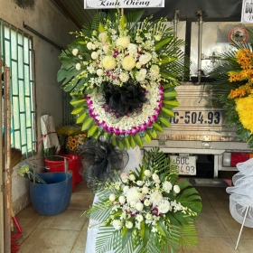 Hoa chia buồn mẫu 023