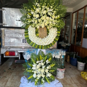 Hoa chia buồn mẫu 028