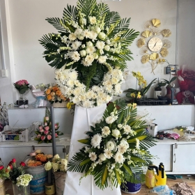 Hoa chia buồn mẫu 034