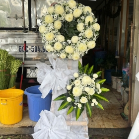 Hoa viếng tang Vĩnh Cửu