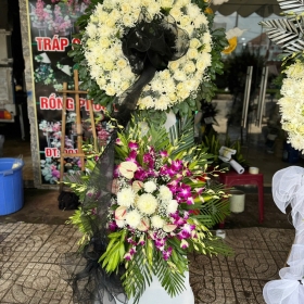 Hoa chia buồn mẫu 066