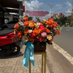 Mẫu hoa giỏ 013