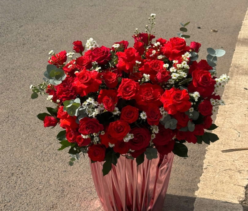 Hoa hồng bó lớn