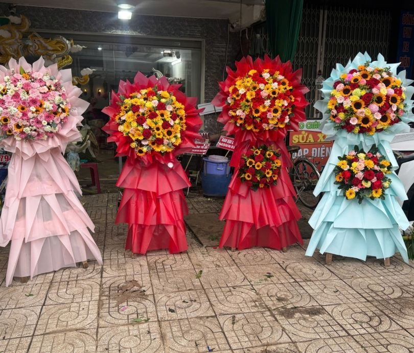 Hoa chúc mừng khai giảng