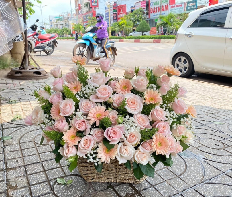 hoa giỏ đẹp vĩnh cửu đồng nai