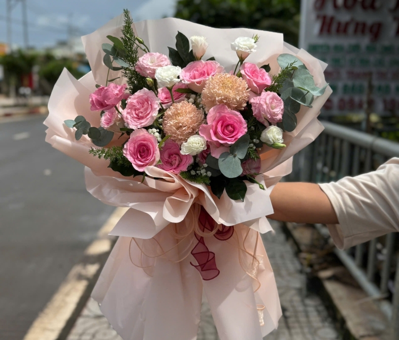 Hoa tươi 20/10 Đồng Nai - hồng cam