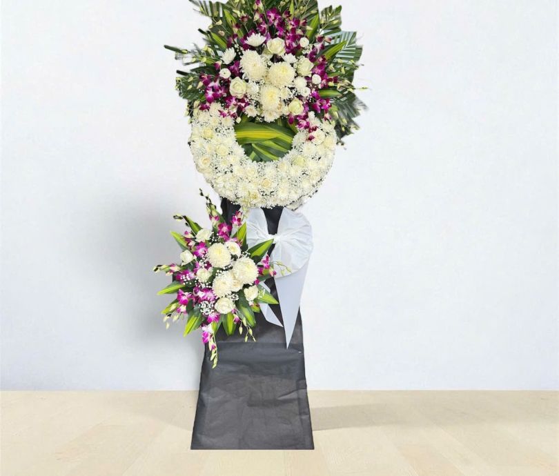 Hoa chia buồn mẫu 007