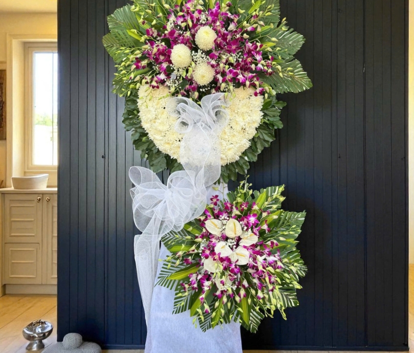 Hoa chia buồn mẫu 008