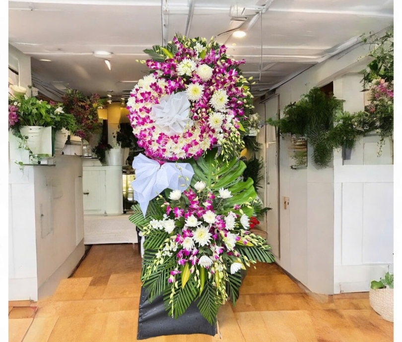 Hoa chia buồn mẫu 009