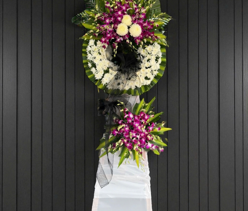 Hoa chia buồn mẫu 010