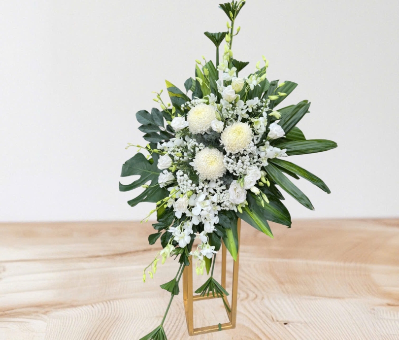 Hoa chia buồn mẫu 014-để bàn