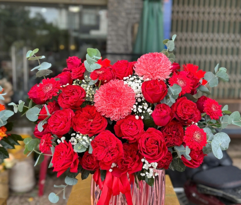 Giỏ hoa hồng - số 4