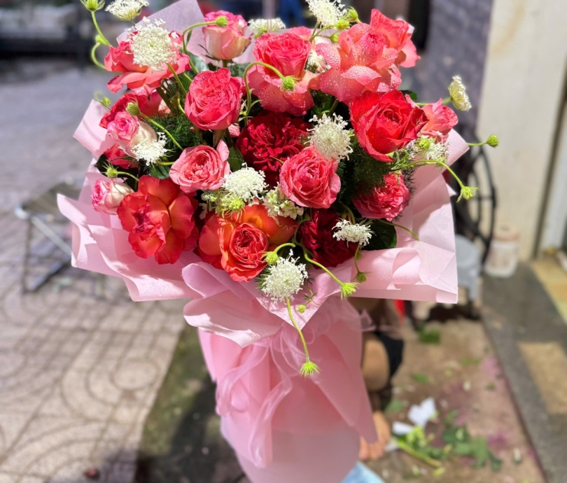 Bó hoa hồng - số 5