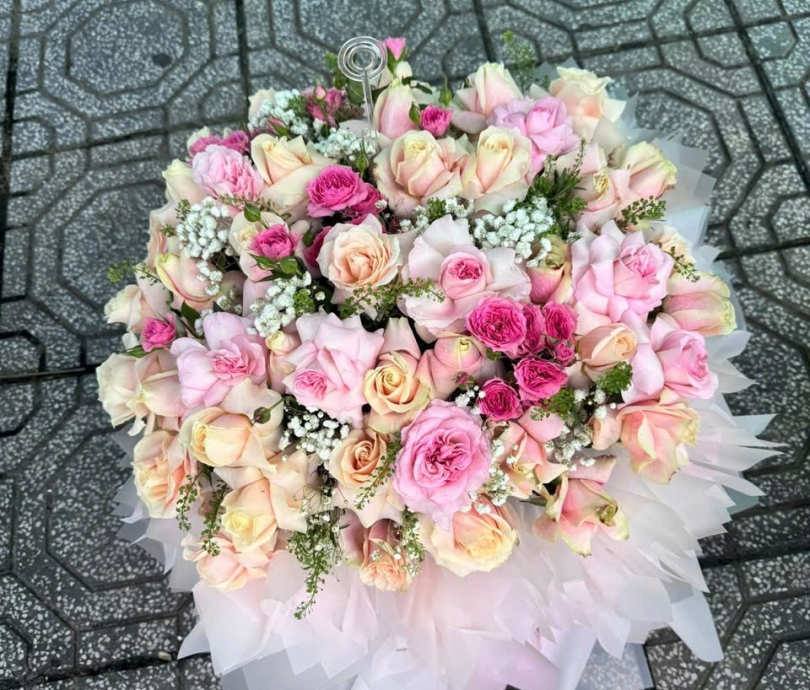 Mẫu hoa giỏ đẹp