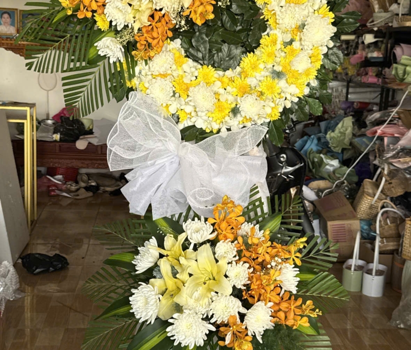 Hoa chia buồn mẫu 014