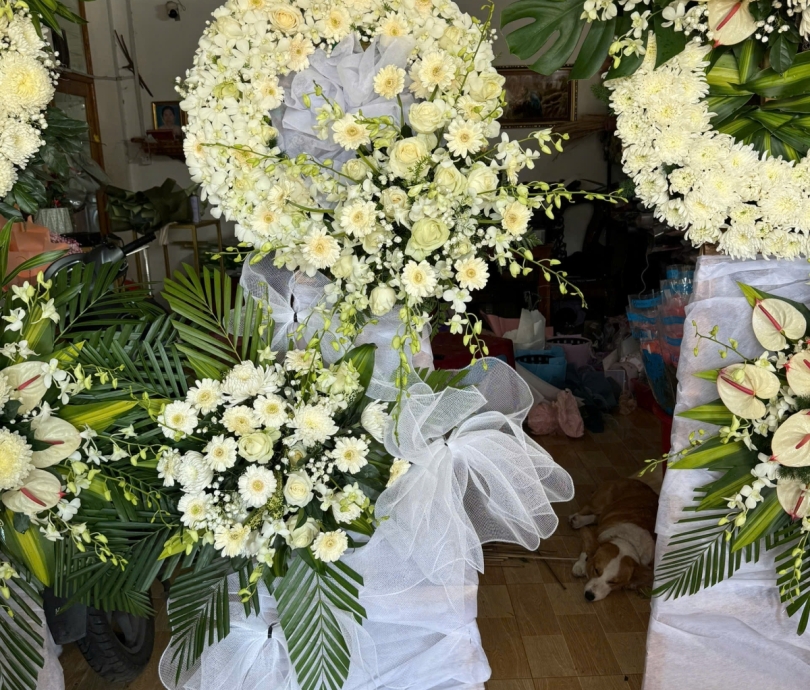 Hoa chia buồn mẫu 038