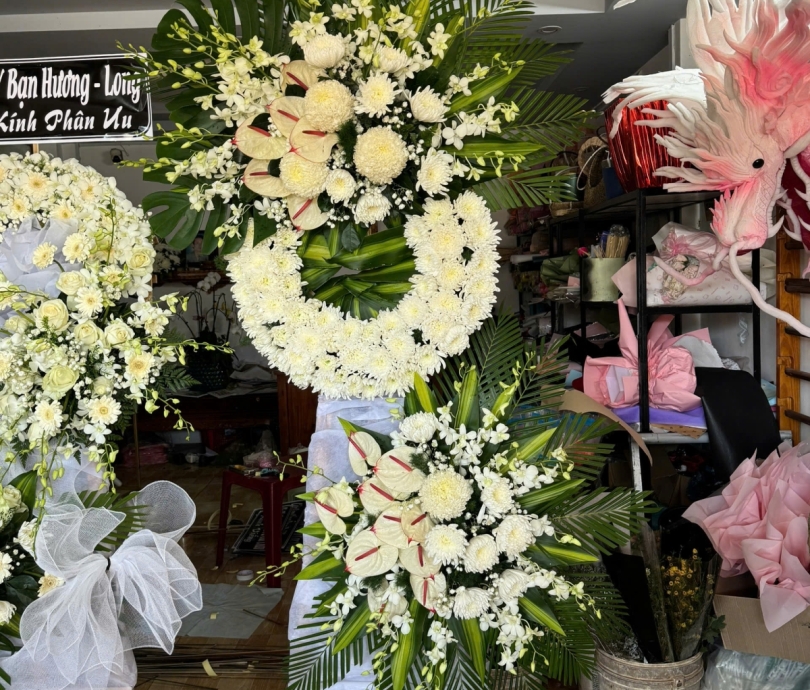 Hoa chia buồn mẫu 039